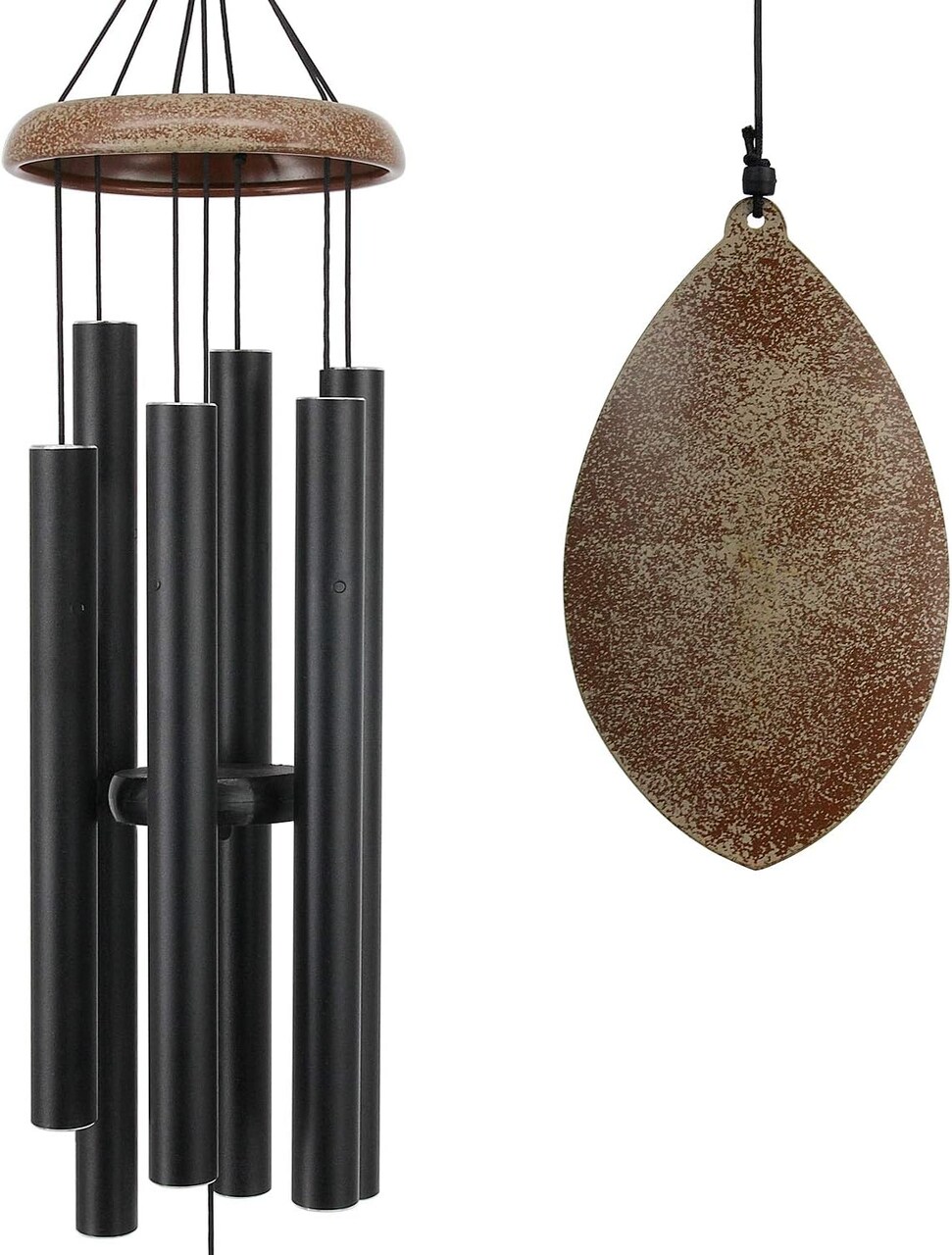 36-Inch Deep Tone Wind Chimes – All-Metal Outdoor Chime, Memorial/Sympathy Gift for Mom or Dad
